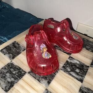 Vintage 2002 Precious Moments Sandal Shoes SZ 1 Baby Girls Jelly Shoes VTG Y2K